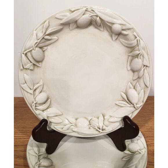 ONE (of Multiple) Vintage WILLIAMS SONOMA "Tuscan Olive" Salad Plate  (Italy) - Picture 2 of 12